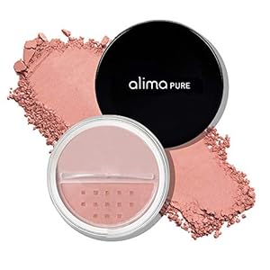 Alima Pure Loose Mineral Blush, Powder Blush Makeup, Cheek Tint Face Blushes with Satin Matte Finish, Pink Blush Makeup, Talc Free Blush, Natural Blush for cheeks Vegan Blush .15 oz/ 4.5 g
