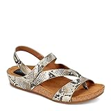 Women's Eurosoft, Gianetta Sandal Black/White 7 M