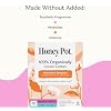 The Honey Pot Company - Multipack -100% Organic Cotton Core Tampons w/Bio Plastic Applicator - Regular & Super Absorbency - Unscented - Feminine Care - 18 Count