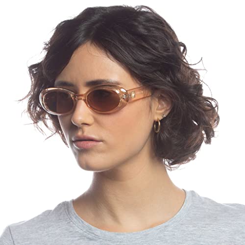 Le Specs Work It Sunglasses Nougat/Tan Tint4