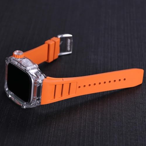 Kit de remplacement pour Apple Watch 45mm 44mm avec lunette et bracelet sport - 6