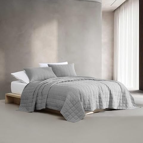 Calvin Klein Melange Flannel King Quilt Cover