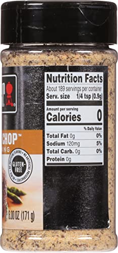 Weber Steak 'N Chop Seasoning, 6 Ounce Shaker (Pack Of 6) #TOP4
