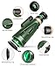 Monocular Telescope 80x100 High Power with Smartphone Adapter Tripod, Wide Field Monoculars for Adults with BAK4 Prism & FMC Lens, for Bird Watching Hunting Hiking Camping Wildlife-Green