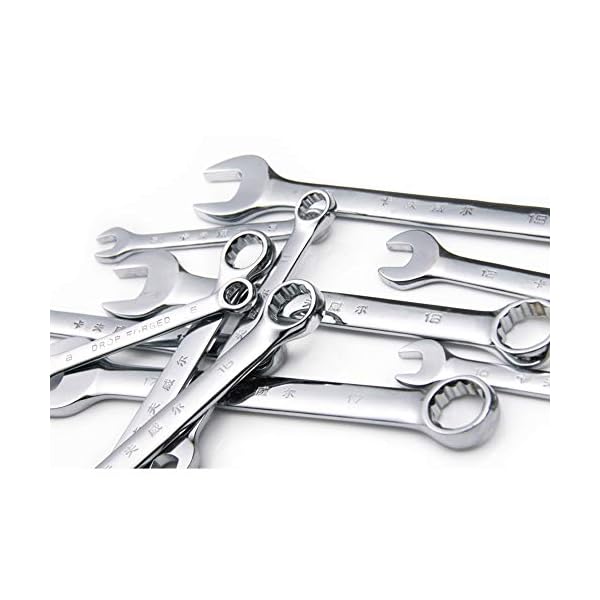JIXIN Werkzeugkasten, Werkzeug Set- Professional Werkzeugkoffer Schlüssel Werkzeugsatz Ringschlüssel Set Steckschlüssel – Bild 7