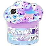 Astronaut Ice-Cream - Ice-Cream Textured Slime - Handmade in USA - Dope Slimes - Purple/Blue - 8 fl/oz