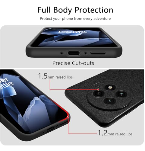 Coque OnePlus 13 résistant aux chocs et fine protection noire