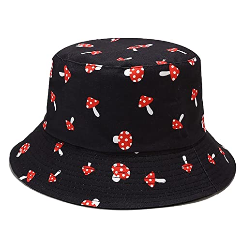 Image of Quanhaigou Bucket Hat for Men Women,Packable Reversible Printed Sun Hats,Fisherman Outdoor Summer Travel Hiking Beach Caps
