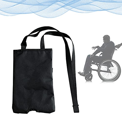 Wasserdichte Katheter-tasche, Urinbeutelhalter, Drainagebeutel-Fixiervorrichtung mit Einstellbarer, Waschbarer und Wiederverwendbarer, Hoher Kapazität(1000 ML, 1500 ML, 2000 ML) ,Schwarz,L(2000ML) Cover