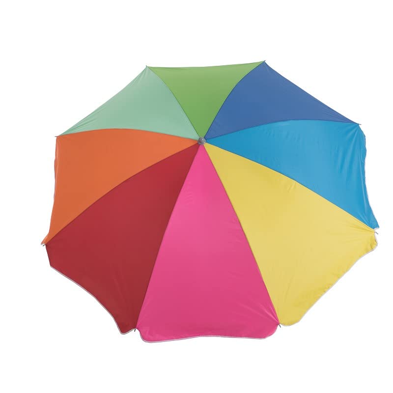 Creaciones Llopis Sombrilla Playa Protección UV 50 Orientable Plegable Funda con Asa