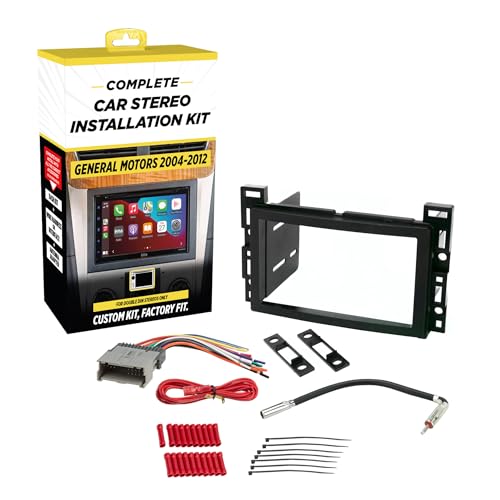 Scosche ICGM11BN Double DIN Complete Basic Installation Kit for Select Non-Amplified...