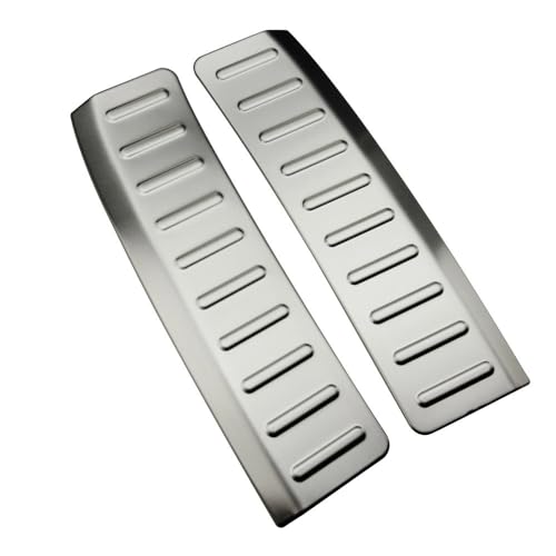 新型ハリアー対応 80系 リアバンパー スカッフプレート インナー ラゲッジ ガーニッシュ ステンレス製 プロテクター シルバー 2P