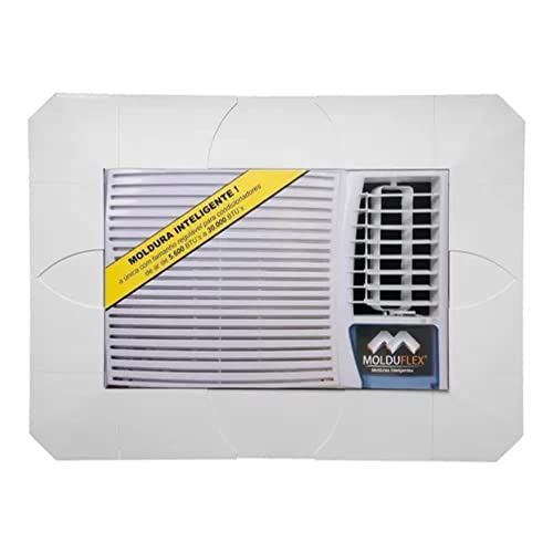 Moldura Para Ar Condicionado Ajustavel Tipo Janela Molduflex