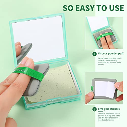 DUcare Blotting Paper Gesicht Puderpapier, Stark saugfähige Ölabsorbierende Blätter für fettige Haut Oil Control Paper Blotting Paper Gesicht Für Make-up Touch-ups & Ölkontrolle(150 Stück)