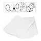 Hztyyier 200 Blatt Zeichenpapier, Durchsichtiges, Gestanztes Animations-Positionierungspapier für Zeichenpapier und Genähte Bindung