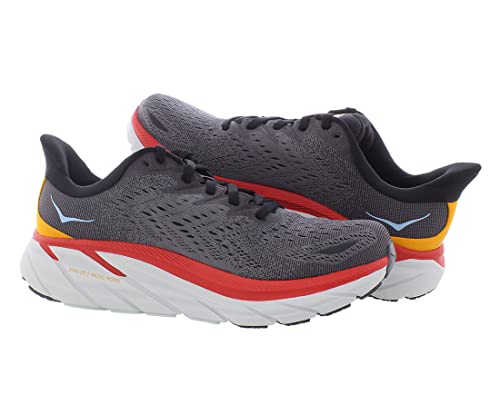 HOKA ONE ONE Clifton 8 Mens Shoes Size 10, Color: Anthracite/Castlerock