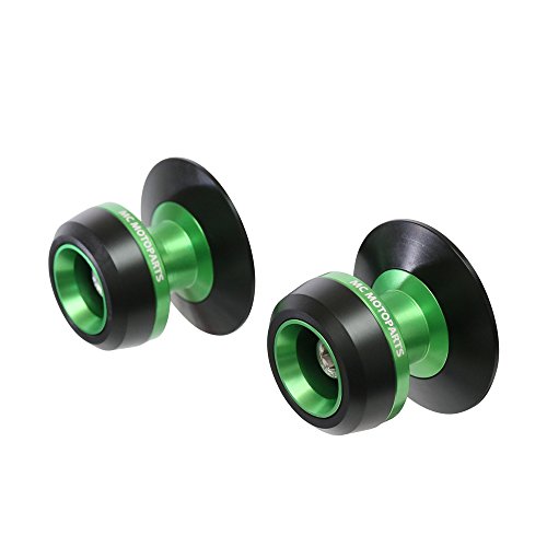Twall 8MM CNC Swingarm Spools Compatible with GSXR 1000 2000-2018 09 10 11 12 13 14 15 16 17 Black product thumbnail 8