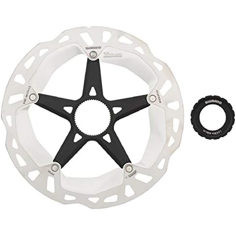 Shimano Deore XT RT-MT800 disc rotor with internal lockring, Ice Tech FREEZA, 160 mm, Silver/Black, IRTMT800SI Cover