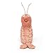 Jellycat Sheldon Shrimp Stuffed Animal, 8.5 inches - Ocean and Sea Plush Toy - Classic Children's Gift