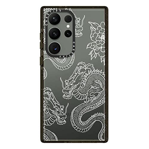 Coque Samsung S23 Ultra Casetify Impact design dragons noir