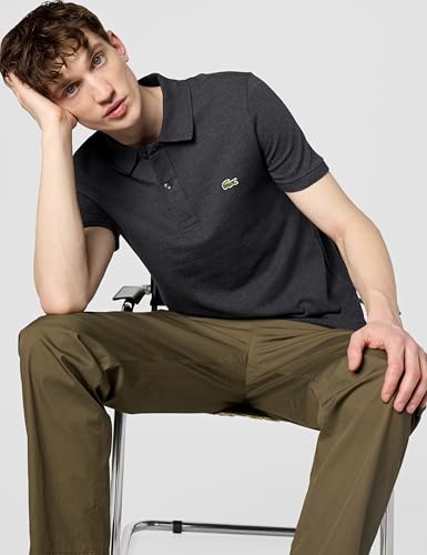 Image of Lacoste Men's Classic Pique Slim Fit Short Sleeve Polo Shirt