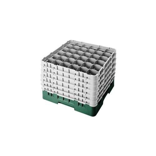Camrack Glass Rack, W/6 Extenders, Full Size, 36 Compartments, 2-7/8'' Max. Dia., 11-3/4'' Max. (2 Pieces/Unit)