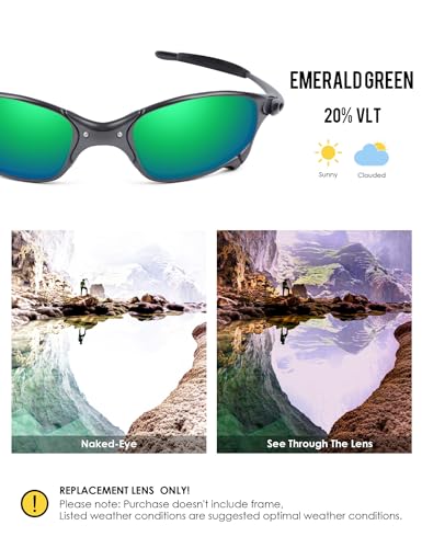 Image of BLAZERBUCK Anti-salt Polarized Replacement Lenses & Sock Kit for Oakley Juliet Sunglass