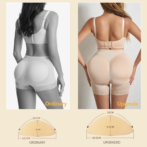 Image of Women Bigger Butt Enhancer Butt Lifter Padded Lace Shapewear Control Panties Seamless Thicker Fake Buttock Underwear