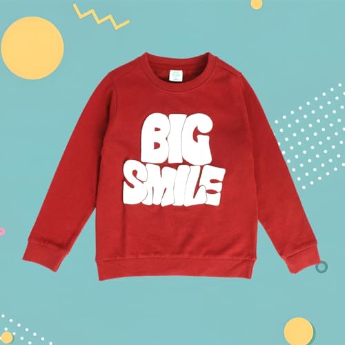 Image of miniklub Boys Round Neck Long Sleeve Knitted Cotton Sweat Shirt (Blue Color)