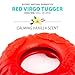 Jeffers Pet Natural Rubber Dog Chew Toy – Red Virgo, Large - Vanilla Scent, Durable, Non-Toxic, Dishwasher Safe, Interactive Fetch & Tug Toy - Perfect for Training Medium Chewers