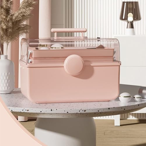 Boîte de rangement pour accessoires de cheveux et maquillage portable