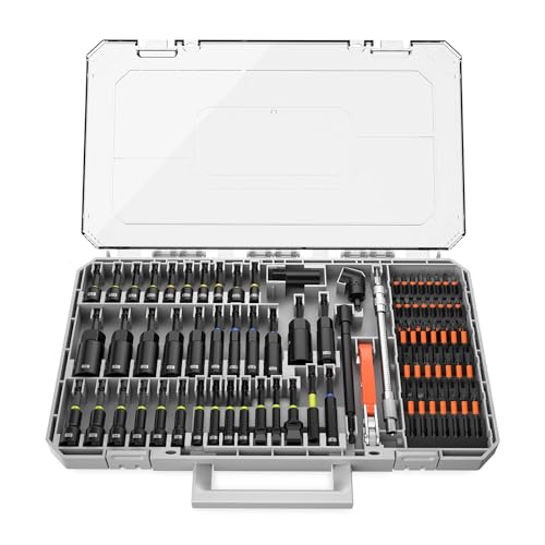 86 Stück Ratschenkasten Knarrenkasten Klein,Satzratschenschlüssel set,Ratschen- und Steckschlüssel-Set Geeignet für Arbeiten an Fahrrädern und Autos, Größe 1/4'