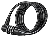 Mongoose Cable Combo Bicycle Lock (5-Feet)