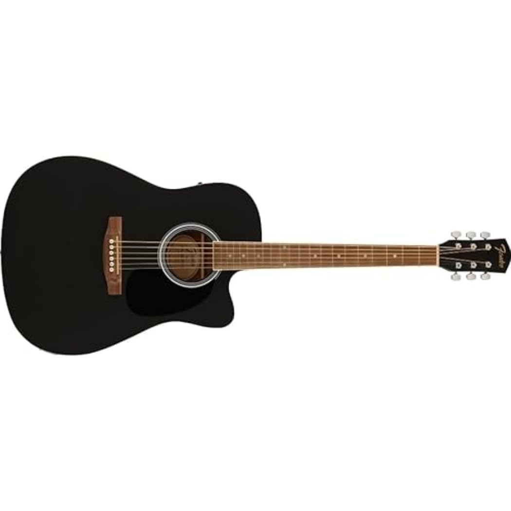 Fender Acoustic Guitar Dreadnought FA25CE Black 971913006 Amazon.in