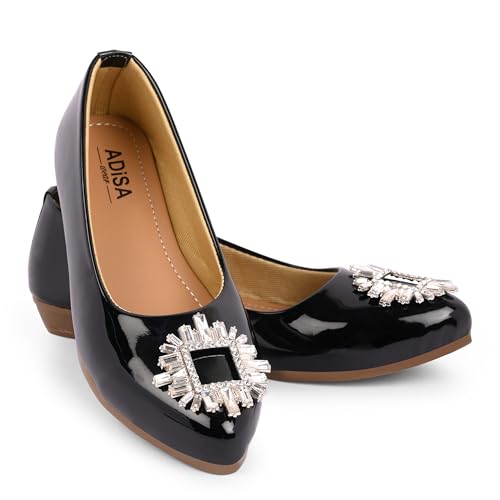 Image of ADISA WEAR Women Girls Slip On Ballet Flats (WS1008)