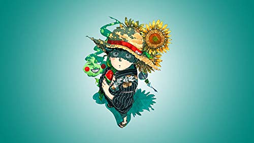 HSA Mob Psycho Kageyama Shigeo Anime Boys Hat Poster Matte Finish Paper Print 12 x18 Inch (Multicolor) N-16616