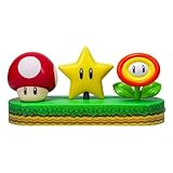 Paladone Super Mario Icon Light - Lámpara de escritorio con licencia oficial de Mario Brothers, decoración de sala de juegos y mercancía para niños y niñas, accesorio de regalo de luz nocturna para