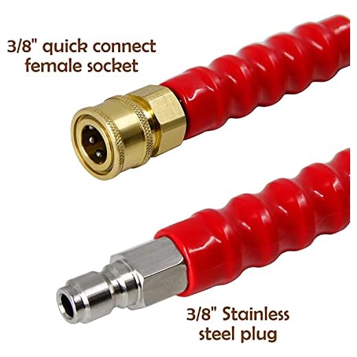 25FT Pressure Washer Hose with Quick Connect