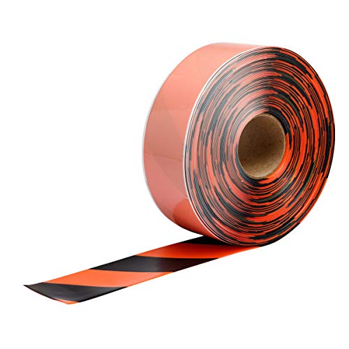 Toughstripe® Max Floor Marking Tape 3 in W X 100 Ft L Vinyl Black/Orange