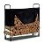 4 FT Premium Outdoor Firewood Rack with Cover, Reinforced Stability, 440 lbs Capacity Wood Holder, Rust-Resistant Steel Tubing, Waterproof Cover, Ventilated Design, Easy Installation