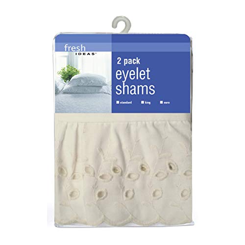 Fresh Ideas FRE30002IVOR07 Ruffled Bed Pillow Shams thumb #5