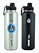 Takeya ThermoFlask 2 Pack 40 oz Black and Silver