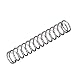 sourcing map 30 Stück Druckfeder 4mm x 0.4mm x 25mm Freie Länge, 7.1 N Tragfähigkeit Grau