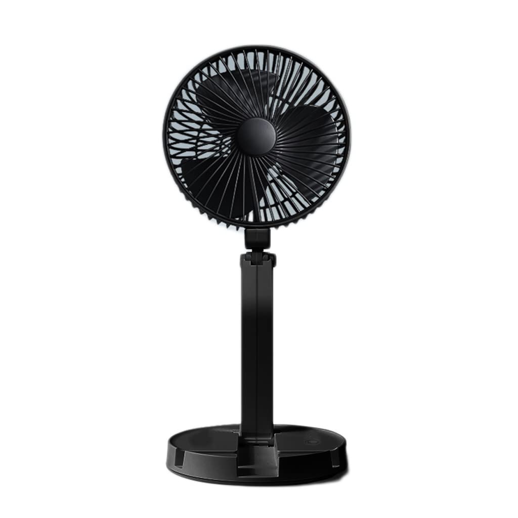 Grand vent USB pliable et ventilateur de table avec lampe LED