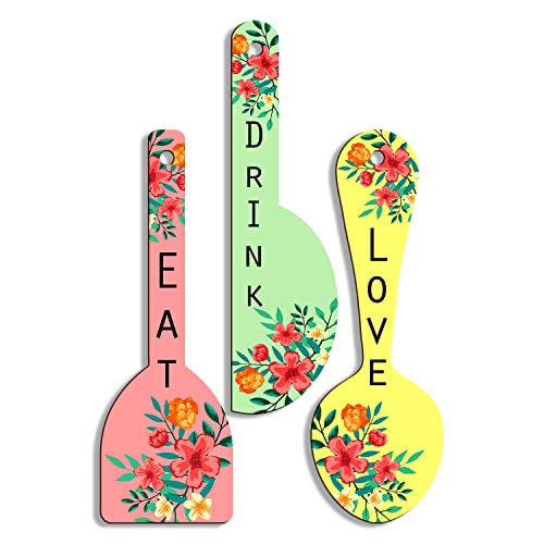 Sehaz Artworks Kitchen Decor Items | Home Decor Items for Living Room | Wall Decor Items for Bedroom | Kitchen Hanging Decor | Kitchen Wall Hanging - Spoon-0009