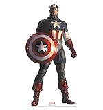 Cardboard People Captain America Life Size Cardboard Cutout Standup - Marvel