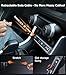 DICMKY for Toyota RAV4 Car Charger USB Hub with RGB Light, 4-Port Retractable Docking Station for Toyota RAV4 Accessories 2025 2024 2023 2022 2021 2020, Center Console Phone Fast Charger/Adaptor Hub