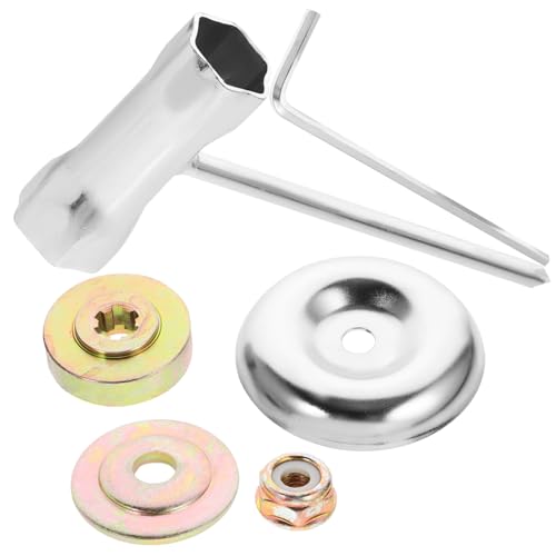 Abaodam Lawn Mower Accessories 6-in-1 Set for Weeding Universal Mower Attachments Easy Install Metal