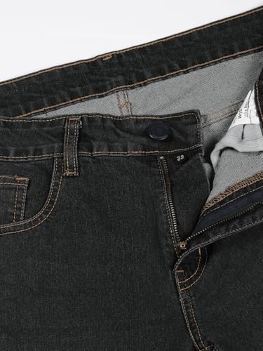 Image of Thomas Scott Men's | Solid | Brathable Fabric | Denim | Mid Rise | Casual Jeans for Men