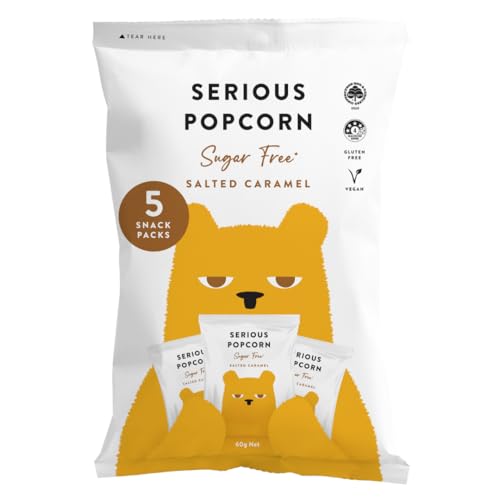 Serious Food Co Sugar Free Salted Caramel Popcorn 60g